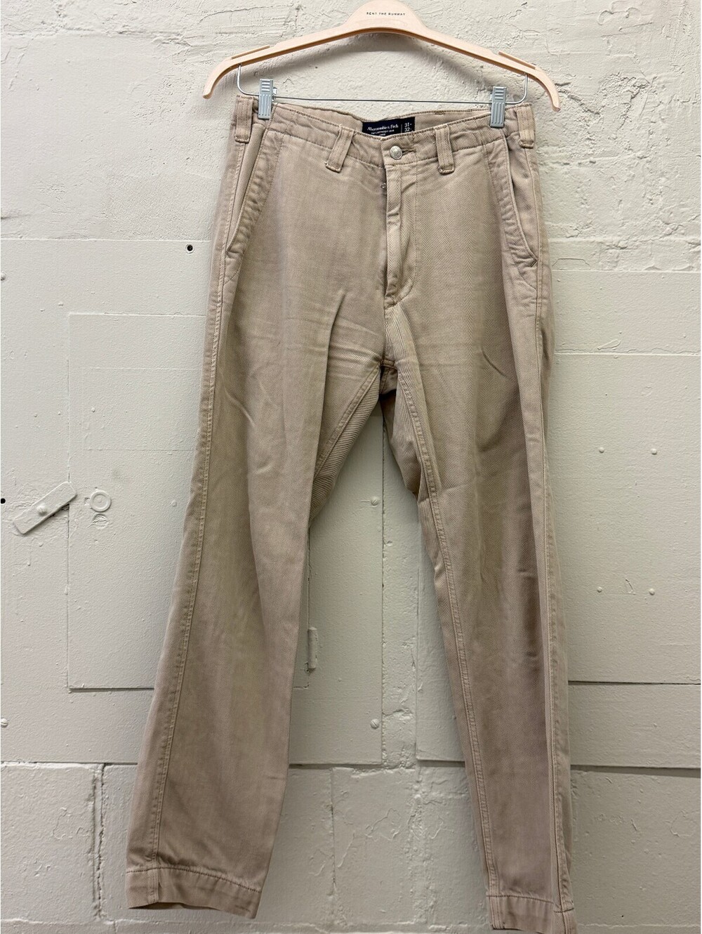 Abercrombie & Fitch A&F Beige Lightweight Loose Fit Jeans 31x32